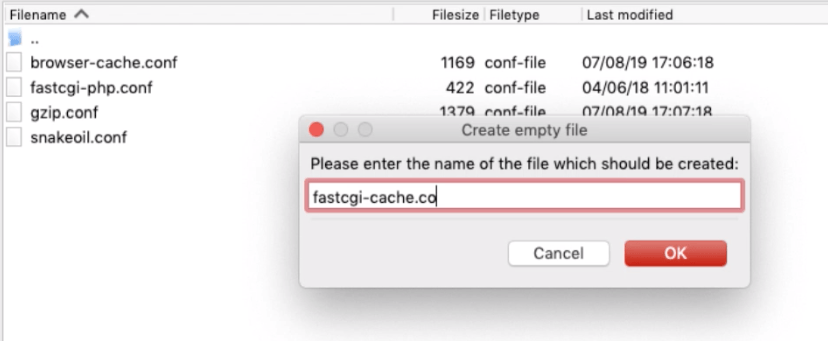 Creating FastCGI Cache Configuration for Nginx