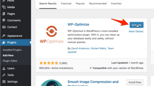WP-Optimize: Free Database Clean-up & Image Optimization Plugin 3