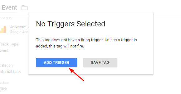 No Trigger Selected Window
