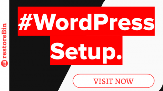 restoreBin Banner_ #WordPressSetup Visit